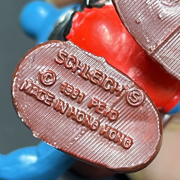 Vintage Schleich Smurf Figures (1980s) -- Lot of 3 - Picture 4 of 5